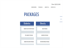 Tablet Screenshot of mydiabesity.com
